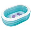 Intex 57482NP - Piscina Gonfiabile Baby Ovale Assortiti, Vinile, Multicolore, 163x107x46 cm