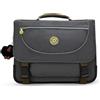 Kipling Preppy, Zaino da Scuola Medio Unisex - Bambini e ragazzi, Back To Grey, 17.5 x 41 x 33 cm (L x W x H)