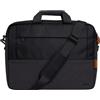 Trust Lisboa Borsa Porta PC 16, Borsa a Tracolla Uomo con Cinghia per Trolley, Custodia PC per Computer Portatile Realizzato in Plastica Riciclata, Donna Viaggio Università Lavoro Ufficio - Nero