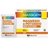 Massigen Magnesio e Potassio Zero Zuccheri Integratore Sali Minerali 24 Bustine