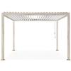 Bizzotto Pergola Ocean 3,6x3,6 rustic-bianco