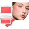 Beliky Girl Paletta di blush opaca Silky Matte Blush Palette di lunga durata, contorno e Highlighter Makeup per un colore naturale da copertura in polvere (Ciliegio)