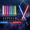 TaimeiMao 2 Pezzi Spada Laser Giocattolo Elettronica,Spade Laser per Bambini,Spada laser giocattolo,allungabile,Lightsaber Light Up Toy,Bambini Light Up Sword,Giocattolo Festa Fluorescente per Bambini