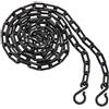 tooloflife Catena di plastica barriera per parcheggio, barriera stradale, catena di pericolo, nero/rosso/bianco/giallo, 5 m/8 m/10 m (8 mm* 5 m, nero)