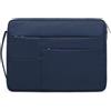 HYZUO 13,3-14 Pollici Borsa per Laptop per MacBook Pro 14, MacBook Air/Pro 13, 13,8/13,5 Surface Laptop/Book, Custodia Protettiva per 13 HP Dell Lenovo ThinkPad Asus Acer Samsung, Blu Navy
