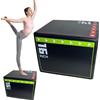 Ghjkldha Jump Box pliometrico, scatola fitness assorbente, design antiscivolo, design robusto resistente all'usura, comoda per allenamenti di e cardio a casa o in palestra, nero