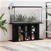 Homgoday Supporto per Acquario 100x40x60 cm in Legno Multistrato Nero, Mobili per Casa Interno Esterno Soggiorno Camera da letto