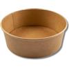 DOT Horeca Solutions 50 ciotole in carta 750 ML insalatiere AVANA carta cartoncino kraft ciotola marrone salad bowl asporto food delivery insalate riso pokè zuppe pasta take away usa e getta