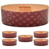 FAH FAMILY AT HOME Stampo Ciambellone in Carta 500 gr - 5 Stampi da 19 cm, Stampo per Dolci e Chiffon Cake in Carta Microonda, Ideale per la Cottura in Forno, Resistente al Calore 220°C, Riciclabile, Made in Italy