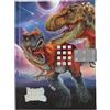 Depesche 13581 Dino World - Diario con codice numerico e Suono, Libro in Blu e Viola, con Motivo T-Rex e 192 Pagine a Righe