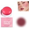 Generico Lip Pudding Pot, Korean Pudding Pot Blush, Korean Pudding Pot Lip, Blurring Makeup Blush, Milk Jelly Blush, Vielseitig Verwendbares, Natural and Long-lasting, Weiches, Mattes (Decisive, 6.5g)