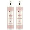 Urban Keratin Kit Duo | Shampoo Senza Solfato | Kit Shampoo e Cura alla Cheratina | Shampoo e Conditioner Liscio Brasiliano (400 ml x 2) | Made In France