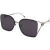 Gucci GG1713SA 004 | Occhiali da Sole Graduati o Non Graduati | Prova Online | Metallo | Oversize | Argento | Adrialenti