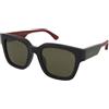 Gucci GG1670SK 005 | Occhiali da Sole Graduati o Non Graduati | Plastica | Quadrati | Nero | Adrialenti