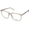 Saint Laurent SL 802 004 | Occhiali da Vista Graduati | Prova Online | Plastica | Quadrati | Avorio, Trasparente | Adrialenti