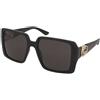 Gucci GG1692S 001 | Occhiali da Sole Graduati o Non Graduati | Prova Online | Plastica | Oversize | Nero | Adrialenti