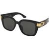 Gucci GG1690SK 001 | Occhiali da Sole Graduati o Non Graduati | Plastica | Oversize | Nero | Adrialenti