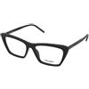 Saint Laurent SL 737 Mica Thin OPT 001 | Occhiali da Vista Graduati | Prova Online | Plastica | Cat Eye | Nero | Adrialenti
