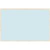 Bi-Office Lavagna Magnetica Earth New Basic Sky, 58,5 x 38,5 cm, Superficie in Acciaio Laccato, Cornice in Pino Naturale