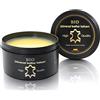 Kahns Trade BIO Balsamo Universale per Pelle 250 ml - Crema Cura Cuoio Incolore con Cera d'Api Naturale - Nutre, Pulisce e Protegge - Effetto Anti Acqua - per Scarpe, Stivali, Giacche, Divani, Sedili Auto, Moto