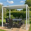 SALMAR Pergola Bioclimatica Tenerife Bianco 3x4 H250