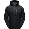 Generic Giacca da Uomo termoretraibile con Cappuccio da Esterno Cappotti Traspiranti Antivento Sottili Solido da Corsa Top Impermeabile alla Capotto