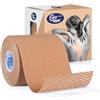 CureTape Classic Extra Larghezza, 7,5 cm, non tagliato, nastro kinesiologico ipoallergenico e resistente all'acqua, sollievo dal dolore, supporto muscolare e articolare | ottima adesione | Beige