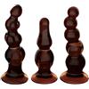 AMAZBEE 3PCS Spine anali per donne Set di formazione perle anali morbide Massaggiatore della prostata con forti ventose Giocattoli sessuali per adulti (3PCS)