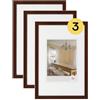 walther design Peppers Cornice portafoto, da 10 x 15 cm, colore noce