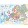 Close Up Poster Mappa dell'Europa XXL - con Bandiere (135cm x 100cm)