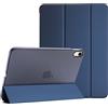 ProCase Cover iPad A16 11 Generazione 11 Pollici 2025/iPad 10 Generazione 10,9 Pollici 2022, Custodia A3354 A3355 A3356 A2696 A2757 A2777 Case Auto Sveglia/Sonno -Marina Blu