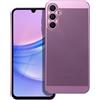 BREEZY CUSTODIA BACK COVER SHELL RIGIDA ANTISCIVOLO TRAFORATA PER SAMSUNG GALAXY A15 4G 5G PURPLE