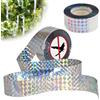 LXYYDS Nastro Repellente Antiuccelli Riflettente, 2 Rotoli 80 m x 2.4 cm Uccello Nastro Repellente, Nastro Repellente per Uccelli, Riflettente per spaventare Gli Uccelli, Adatto per Balconi, Fattorie