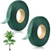 LUYANFX Fascette per Piante 3cm x 50m, Fascetta Giardinaggio Albero, Cinghie di Fissaggio Verdi Riutilizzabile per Fissare e Legare Alberi e Piante, Resistente alle Intemperie