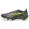 PUMA Scarpe da calcio ULTRA 5 ULTIMATE FG da donna, Scarpe, Matte Aged Silver/Giallo Alert/Sun Struck, 35.5