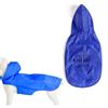 LWLWA Mantellina Pioggia Cane, Blu Cappotto Pioggia Cane, Mantella Cane Antipioggia con Strisce Riflettenti, Impermeabile per Cani Autoadesivo con Tasche per Cani Nelle Serate Piovose (XXL)