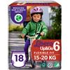 ESSITY ITALY SpA Libero Up&Go Pannolini Taglia 6 - Confezione da 18 Pannolini Pull-Up 13-20kg