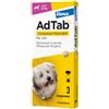 ELANCO ITALIA SpA Adtab per Cani da 2,5 a 5,5 kg 3 Compresse Masticabili 112mg - Ectoparassiticida per Pulci e Zecche