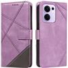 XINNI Cover per Oppo Reno 13F 5G/Reno 13 FS 5G Custodia, Cellulare Libro Antiurto Flip Pelle PU/TPU, Portafoglio Flip Magnetica Case, Viola