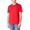Champion Legacy Icons Tonal Logo-S/S Crewneck T-Shirt, Rosso Carminio, M Uomo