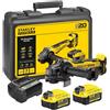 Stanley Smerigliatrice angolare brushless18V V20StanleyFatmax SFMCG700M2K-QW