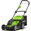 Greenworks G40LM41 tagliaerba Tagliaerba a spinta Batteria Nero, Verde [2504707]