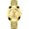 RORIOS Orologio da Polso Coppia Acciaio Inossidabile Oro Orologio Quarzo da Uomo Donna Orologi Semplice Diamanti Orologio Luminoso Analogico Oro A