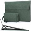 HYZUO 13,3-14 Pollici Custodia PC Portatile con Supporto Regolabile per MacBook Pro 14 M4/M3/M2/M1 Pro/Max 2025-2021, MacBook Air/Pro 13,3, 13,8/13,5 Surface Laptop 7-1, Verde mezzanotte