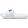 Nike Victori One, Scarpe da spiaggia e piscina Uomo, Bianco Black White, 44 EU