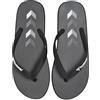 hummel Infradito Chevron, Sandali Unisex-Adulto, Nero, 37 EU