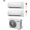 Ferroli Climatizzatore Condizionatore Dual Split Inverter Ferroli Giada M 12000+12000 btu con 18-2 Wi-Fi Integrato Alexa e Google HOME 12+12 - NOVITA