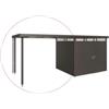Biohort Tetto laterale casetta highline mis. h4 grigio scuro