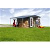 Biohort Tettoia per casetta europa misure 2 - 3 - 4a grigio quarzo - biohort. 42019
