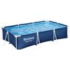 Bestway Piscina fuori terra con struttura rettangolare bestway splash frame blu navy 300x201x66 cm - cod. 56043
